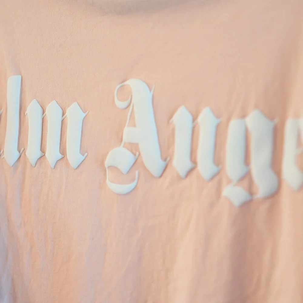 Palm Angels “Light Peach” Short Sleeve Tee - Picture 4 of 4